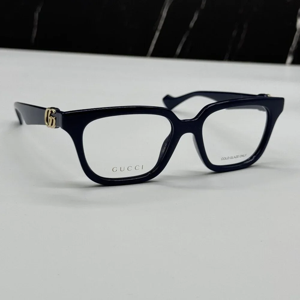 NEW GUCCI GG1536O 011 BLUE WOMEN EYEGLASSES GUCCI